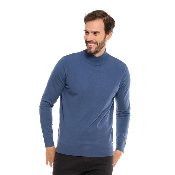 MORAJ MĘSKI SWETER KLASYCZNY Z GOLFEM OMS4500-003