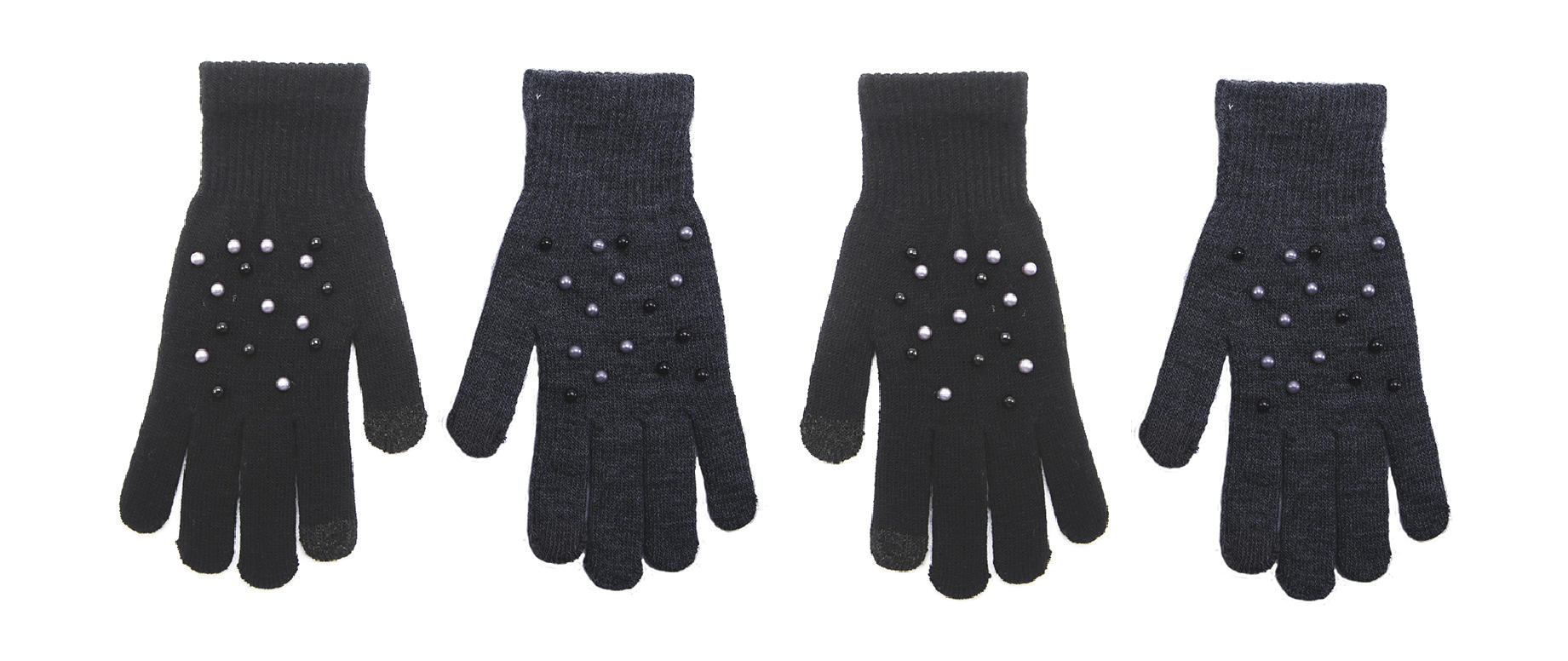 BE SNAZZY REKAWICZKI DAMSKIE Z PEREŁAMI R-166