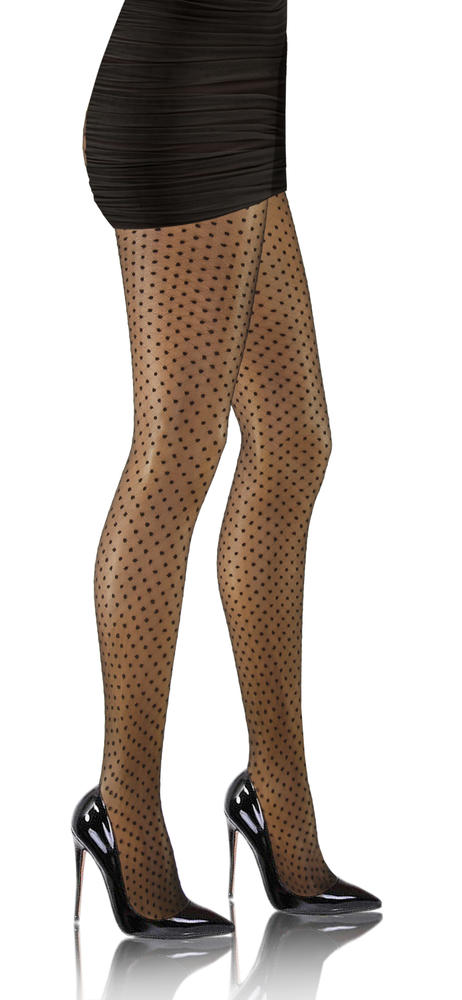 SESTO-SENSO RAJSTOPY W KROPKI FASHION F09 20 DEN