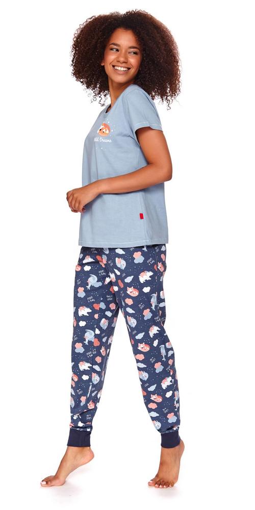 DOCTOR-NAP PIŻAMA JEDYNKA BAWEŁNA LYCRA LIS PM.4120 - AW2020