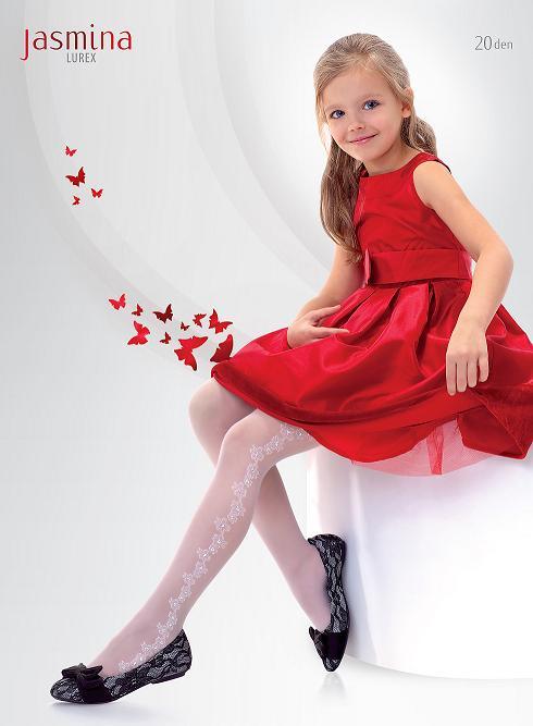 KNITTEX DR1203 - RAJSTOPY DZIECIĘCE WZORZYSTE JASMINA, 20 DEN