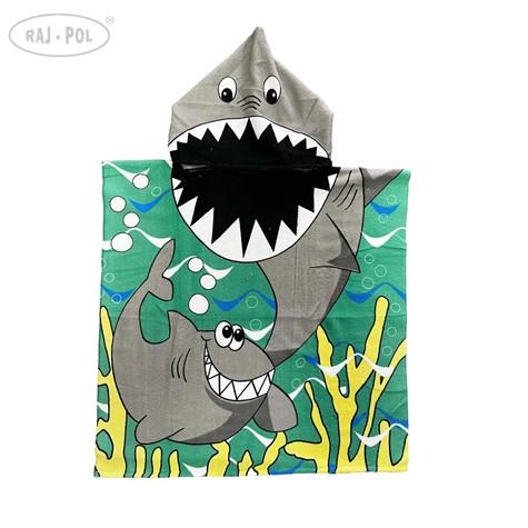 RAJ-POL RĘCZNIK KĄPIELOWY PLAŻOWY PONCHO REKIN ART.722778