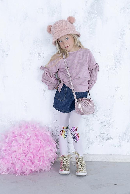 KNITTEX DZIEWCZĘCE RAJSTOPY WILD DR2019 40 DEN - AW2020