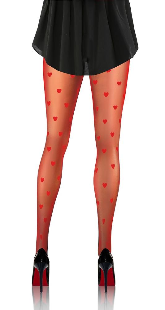 SESTO-SENSO RAJSTOPY W SERDUSZKA FASHION F01 20 DEN