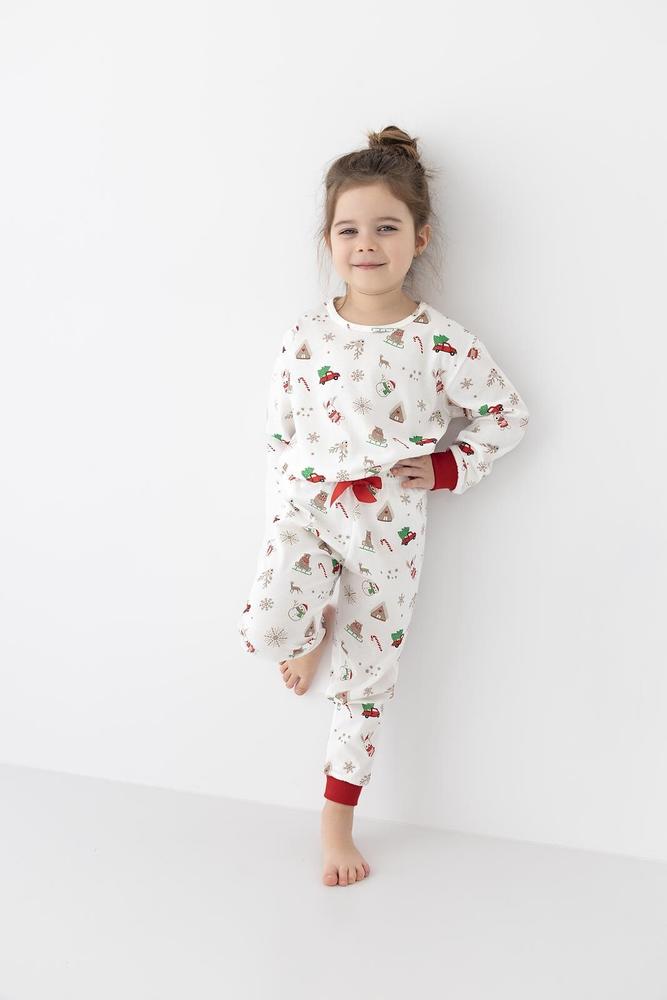 PIŻAMA SENSIS KIDS MAURICE/SAMANTHA CHRISTMAS DŁ RĘKAW