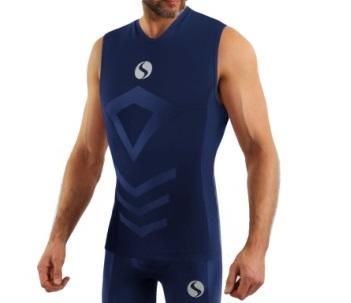 SESTO-SENSO MENS TANK TOP CL 38 - KOSZULKA TERMOAKTYWNA SZEROKIE RAMIĄCZKO