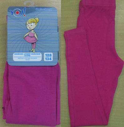 YO LEGGINSY DZIANINOWE GŁADKIE LE-02