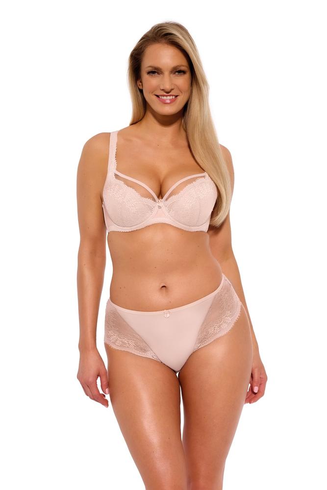 GAIA BIUSTONOSZ SEMI-SOFT ELIN ART. 1263 CZARNY, PERŁOWY