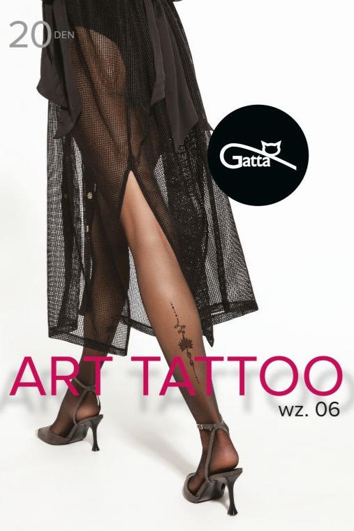 GATTA ART TATTOO -06, 07 RAJSTOPY 20 DEN 000.66R
