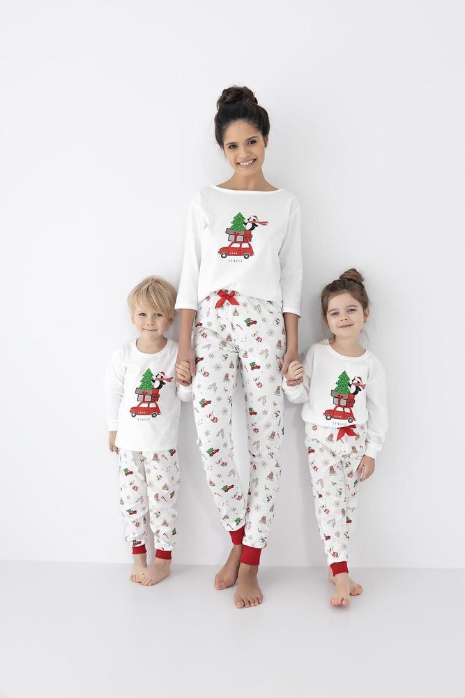 PIŻAMA SENSIS LILLIANA  3/4 CHRISTMAS