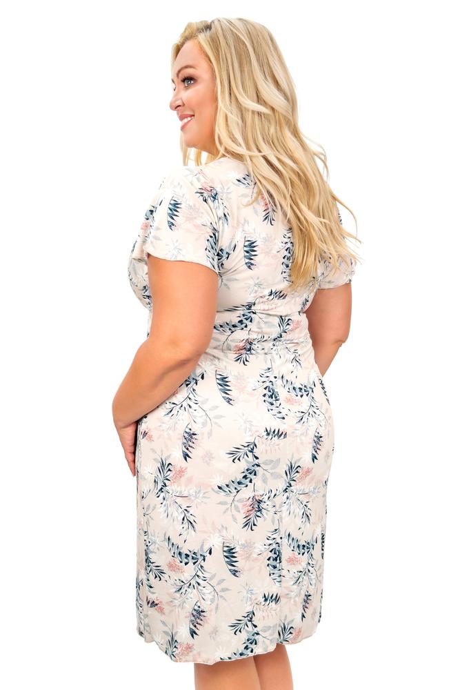 DONNA KOSZULA NOCNA DAMSKA GOYA PLUS SIZE KR/RĘKAW