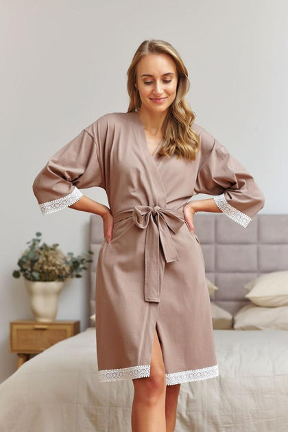 DOCTOR-NAP SZLAFROK DAMSKI SWW.7461 BEIGE WL26