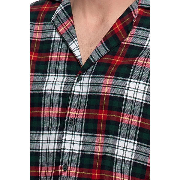 MORAJ PIŻAMA MĘSKA FLANELOWA  Z DŁUGIM RĘKAWEM PDM6700-002 AW25/26