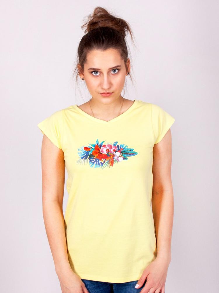 YO PKK-0062K PODKOSZULKA T-SHIRT DAMSKI BUKIET - WL 2022