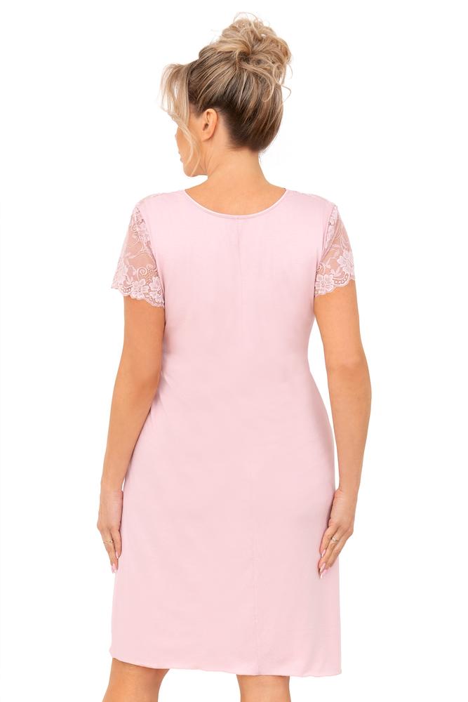 DONNA KOSZULKA DAMSKA NOCNA Z KORONKĄ - LIVIA PLUS SIZE