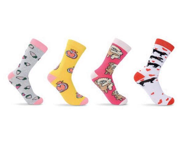 BE SNAZZY SKARPETY Z WZORAMI SK-06 GIRL