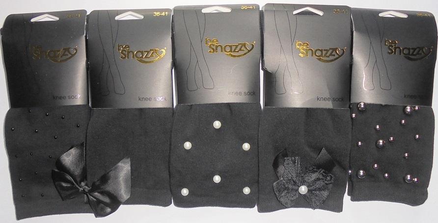 BE SNAZZY SK-37 ZAKOLANÓWKI Z OZDOBAMI - ostatnie sztuki