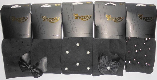 BE SNAZZY SK-37 ZAKOLANÓWKI Z OZDOBAMI - ostatnie sztuki