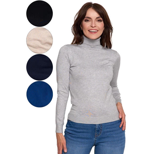 MORAJ DAMSKI GOLF SWETER Z WISKOZY BDS3200-006