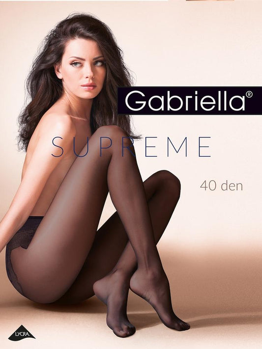 GABRIELLA EKSKLUZYWNE RAJSTOPY DAMSKIE SUPREME 40 DEN CODE 398