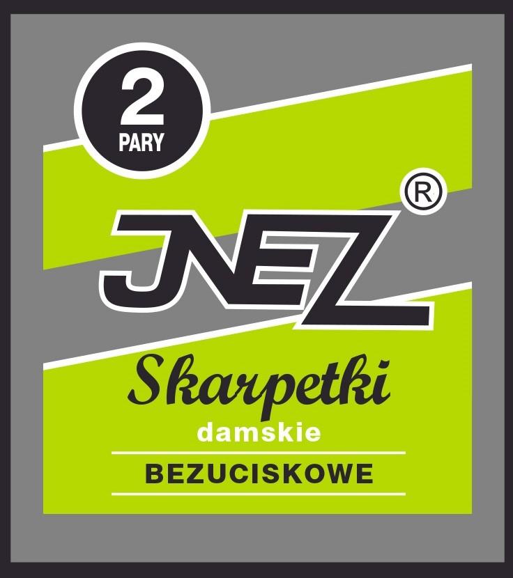 INEZ SKARPETKI DAMSKIE ELASTIL 20 DEN 2 PARY WOREK