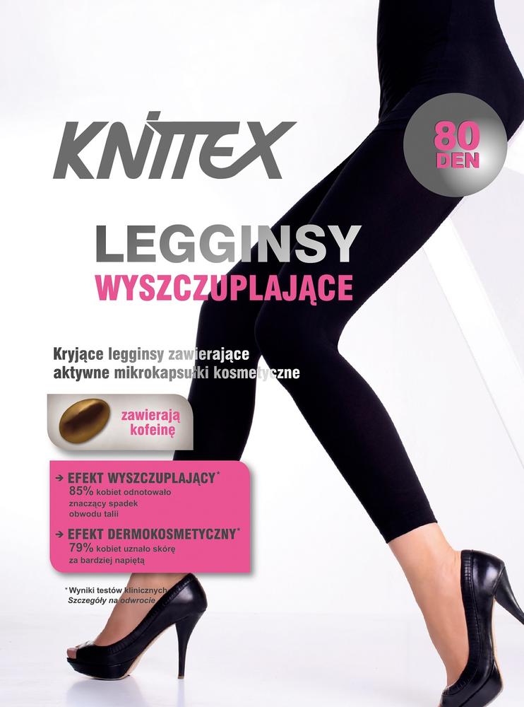 KNITTEX LEGGINSY WYSZCZUPLAJĄCE KRYJĄCE 80 DEN Z MIKROKAPSUŁKAMI