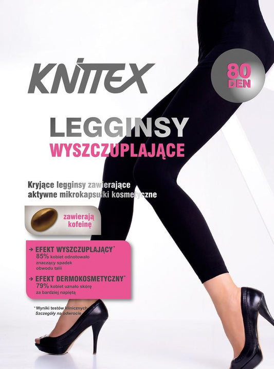 KNITTEX LEGGINSY WYSZCZUPLAJĄCE KRYJĄCE 80 DEN Z MIKROKAPSUŁKAMI