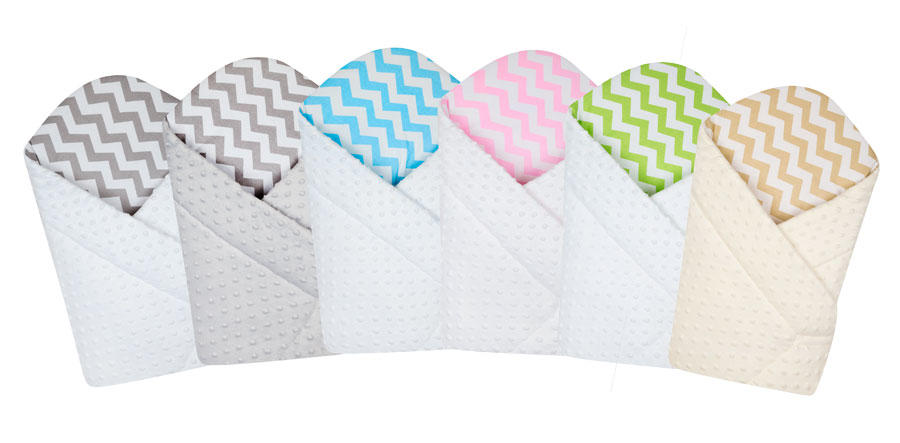 DUETBABY BECIK ROŻEK MINKY Z GĄBKĄ WZÓR (ZEBRY, ZYGZAK, GWIAZDKI) KOD 672