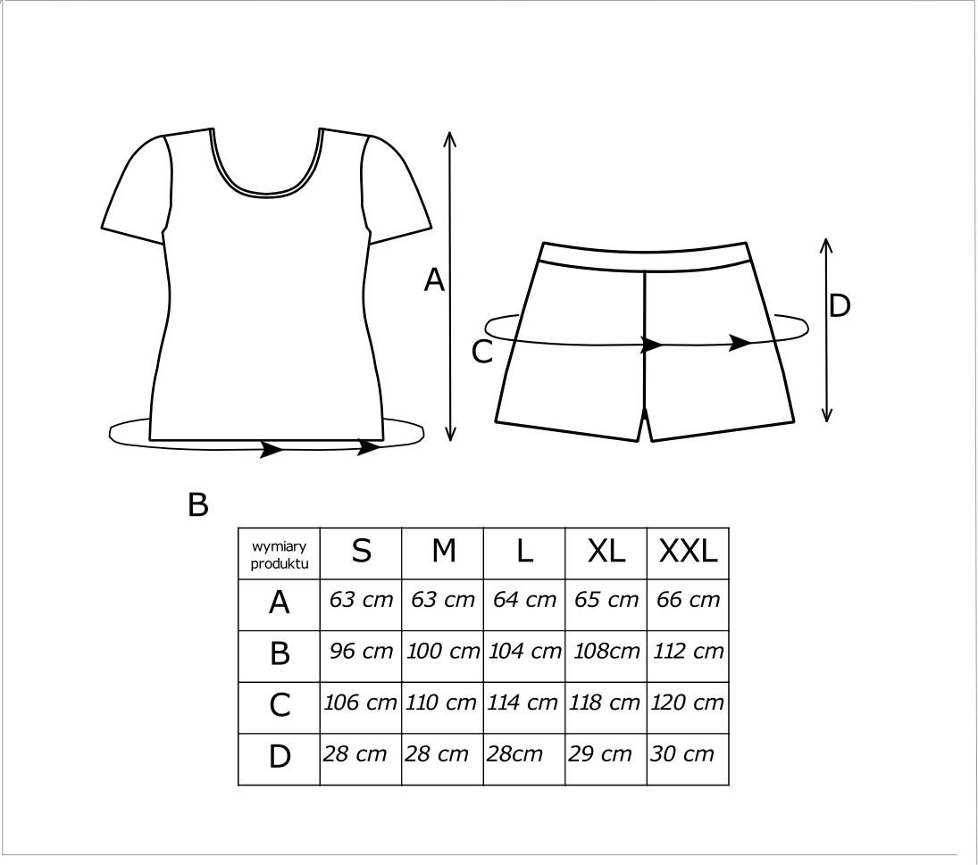 DONNA PIŻAMA CHERRY SHORT