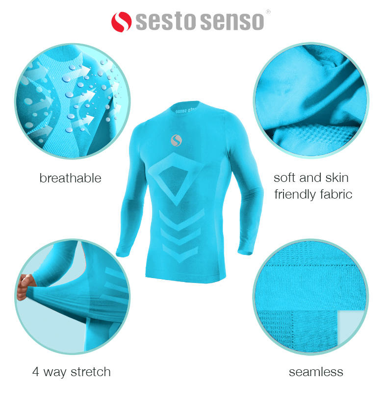 SESTO-SENSO MENS TOP LONG CL 40 - KOSZULKA TERMOAKTYWNA DŁUGI RĘKAW