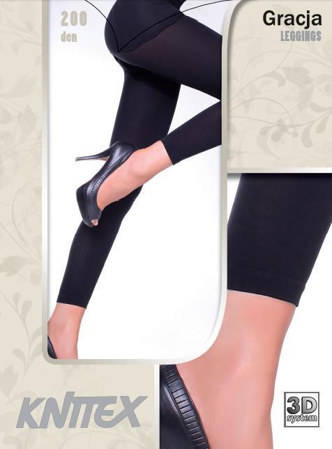 KNITTEX DAMSKIE LEGGINSY Z MICROFIBRY GRACJA, 200 DEN