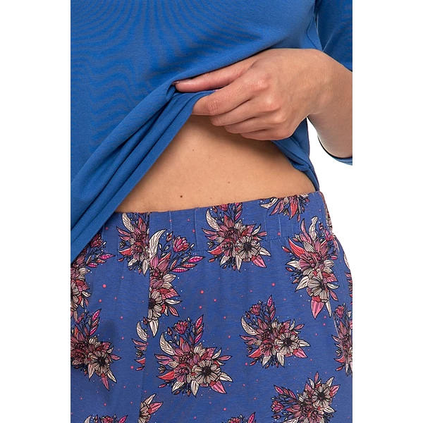 MORAJ PIŻAMA NOCNA Z RĘKAWEM 3/4 PLUS SIZE PDD4500-007 - AW2024/25