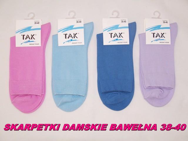 TAK SKARPETY BAWEŁNIANE MŁODZIEŻOWE - ostatnie sztuki