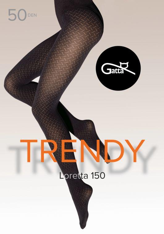 GATTA LORETTA 150, 151, 152, 153, 154 - RAJSTOPY DAMSKIE WZORZYSTE 50 DEN - 000.861 - TRENDY 24/25