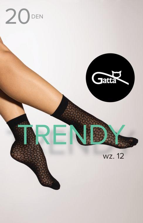 GATTA TRENDYLINE SOCKS - SKARPETKI DAMSKIE WZORZYSTE 000.96T - TRENDY 2024