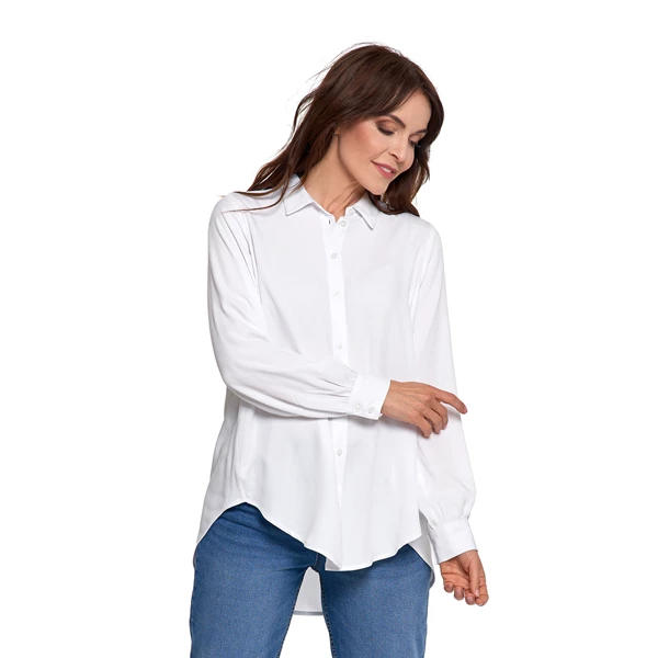 MORAJ KOSZULA DAMSKA OVERSIZE Z WYDŁUŻONYM TYŁEM OKD3500-001