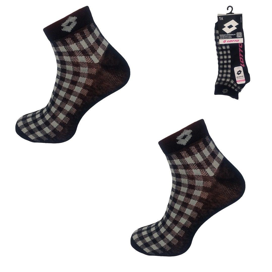 RAJ-POL SKARPETA LOTTO QUAD_12ASSRT ONE SIZE BLACK 3 1-PAK 489032