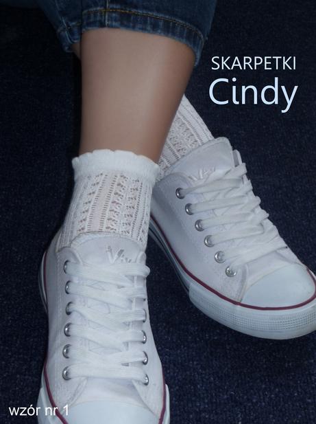 KNITTEX SKARPETKI CINDY - AŻUR WZÓR 1