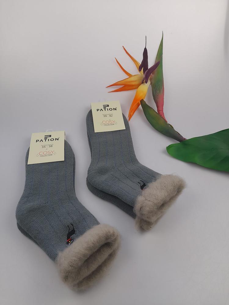 PATION SKARPETA COSY PRĄŻKI FUTERKO HAFT ZIELONE 736072, 736089