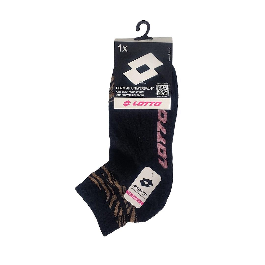 SKARPETA LOTTO QUAD_11ASSRT ONESIZE BLACK 4 1-PAK 491257