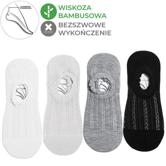 MORAJ NISKIE STOPKI BAMBUSOWE W PRĄŻEK CDB200-011