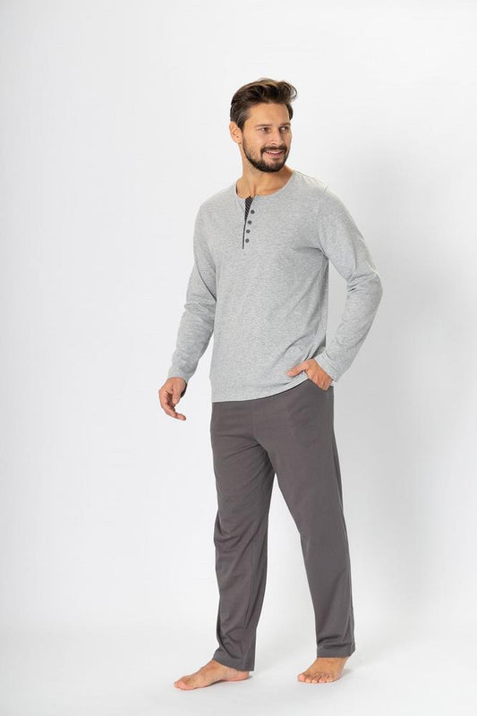 M-MAX PIŻAMA MĘSKA ANATOL 503/1 503/2 - KOLEKCJA HOTBERG 2023