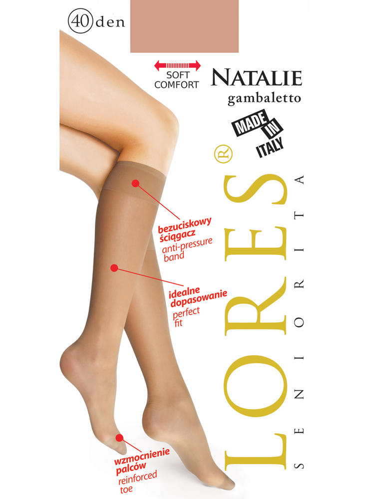 LORES PODKOLANÓWKI NATALIE 40 DEN