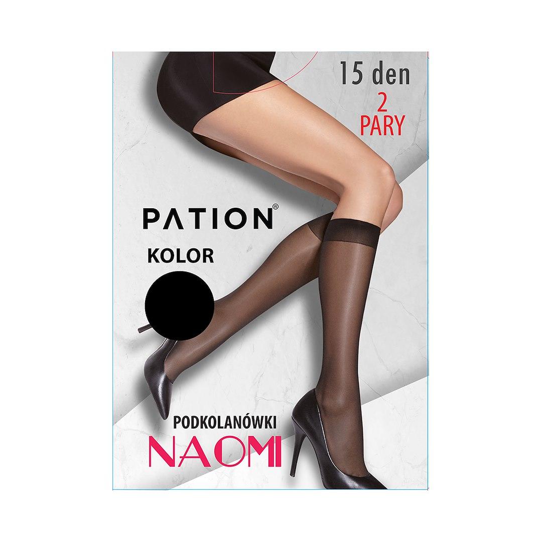 PODKOLANÓWKI PATION 15 DEN NAOMI NERO 2-PAK 731404