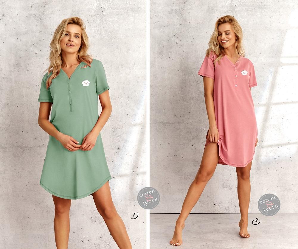 TARO 2502 KOSZULA DAMSKA BLANKA KRÓTKA S-XL - SS2021