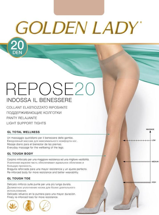 GOLDEN LADY RAJSTOPY RELAKSUJĄCE REPOSE 20 DEN