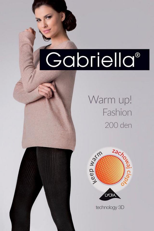 GABRIELLA RAJSTOPY DAMSKIE WARM UP! FASHION 200 DEN CODE 412