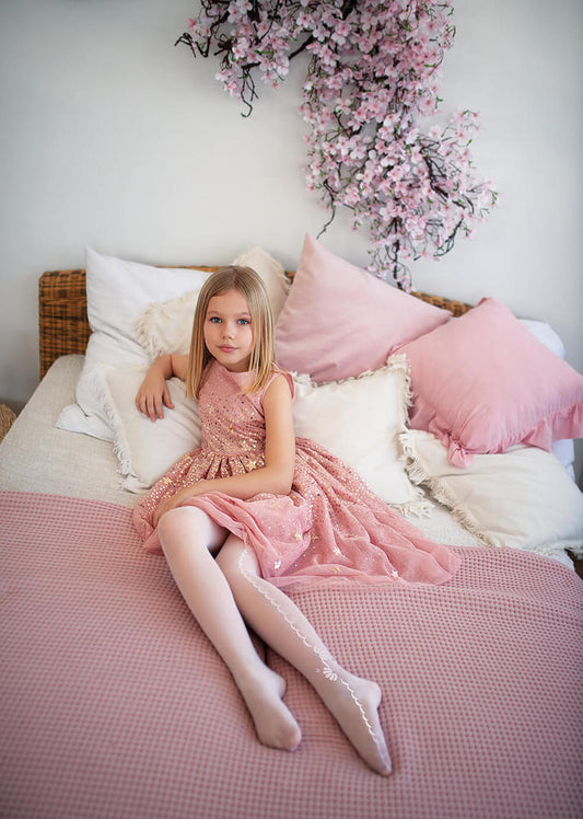 KNITTEX RAJSTOPY DZIEWCZĘCE WZORZYSTE WENDY DR2006 20 DEN