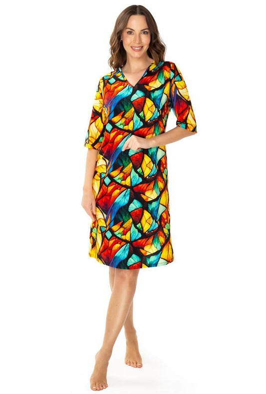 MEWA KOSZULA NOCNA VITRAGE Z RĘKAWEM 3/4