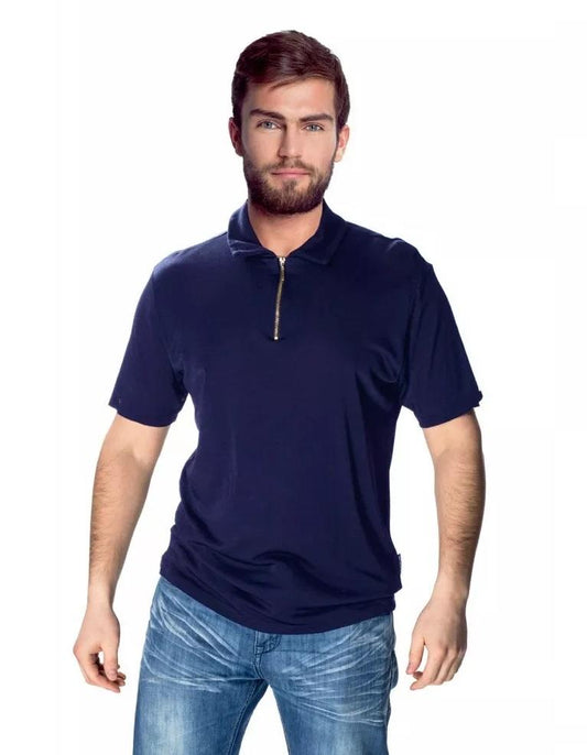 MEWA KOSZULKA MĘSKA POLO ZIP KR.RĘKAW 6319 JAMES BRADLEY
